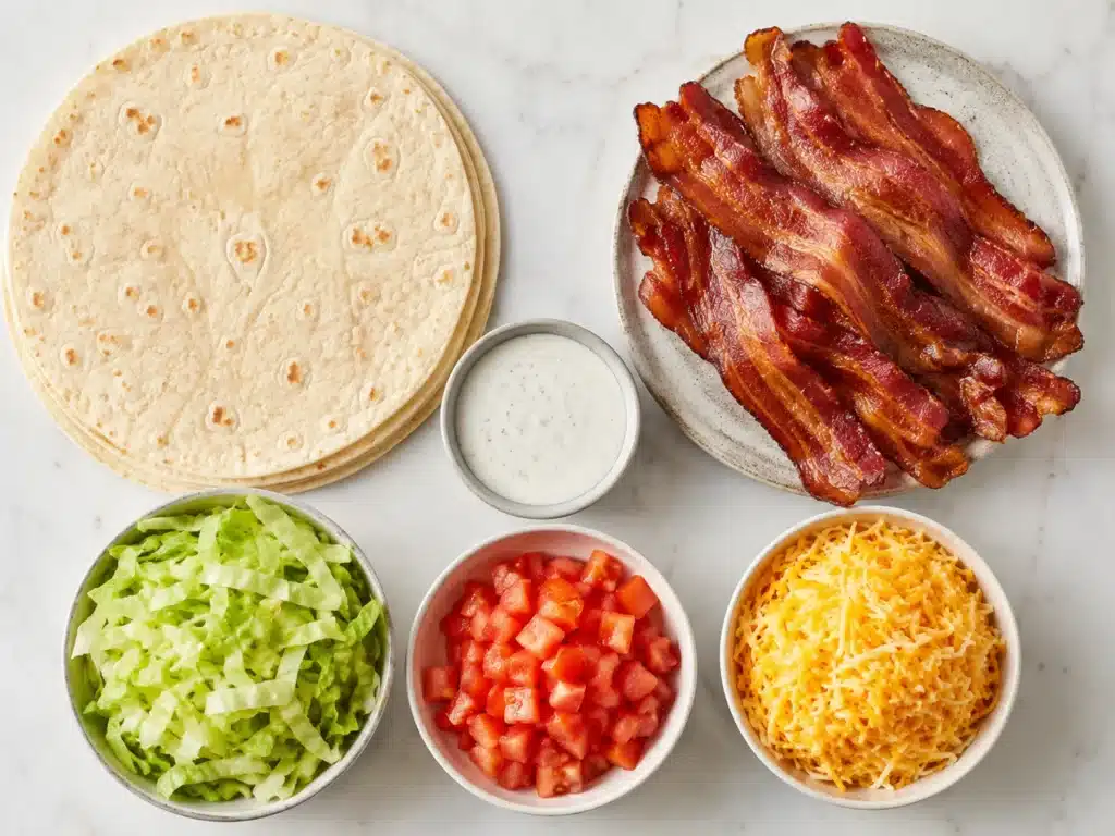 Cookout bacon wrap ingredients