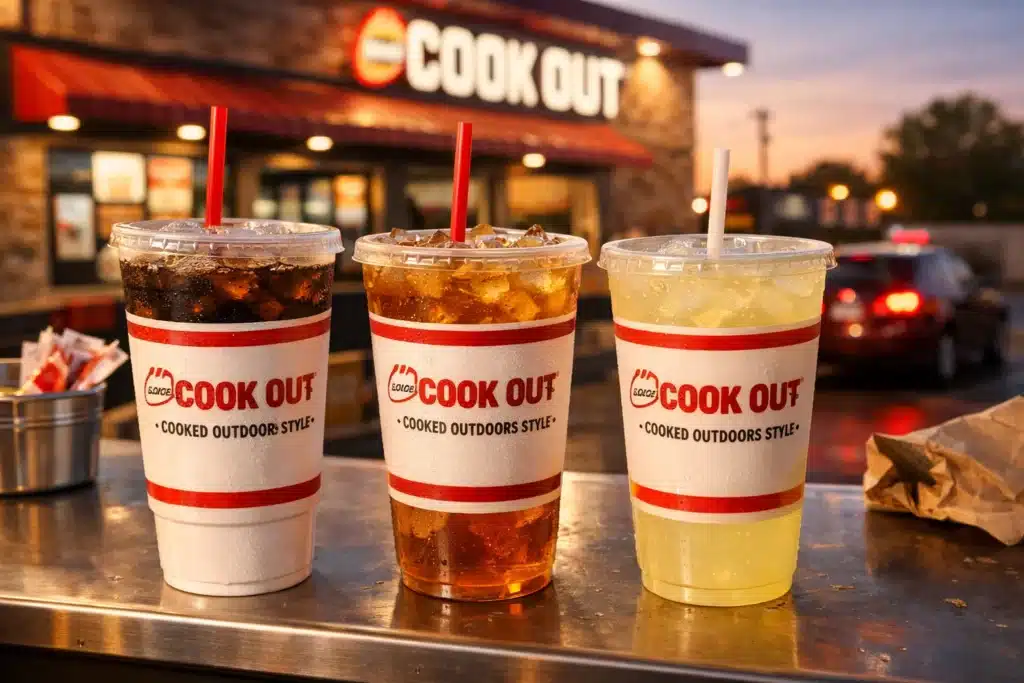 Cookout Drinks Menu – Cold Beverages at the Drive-Thru