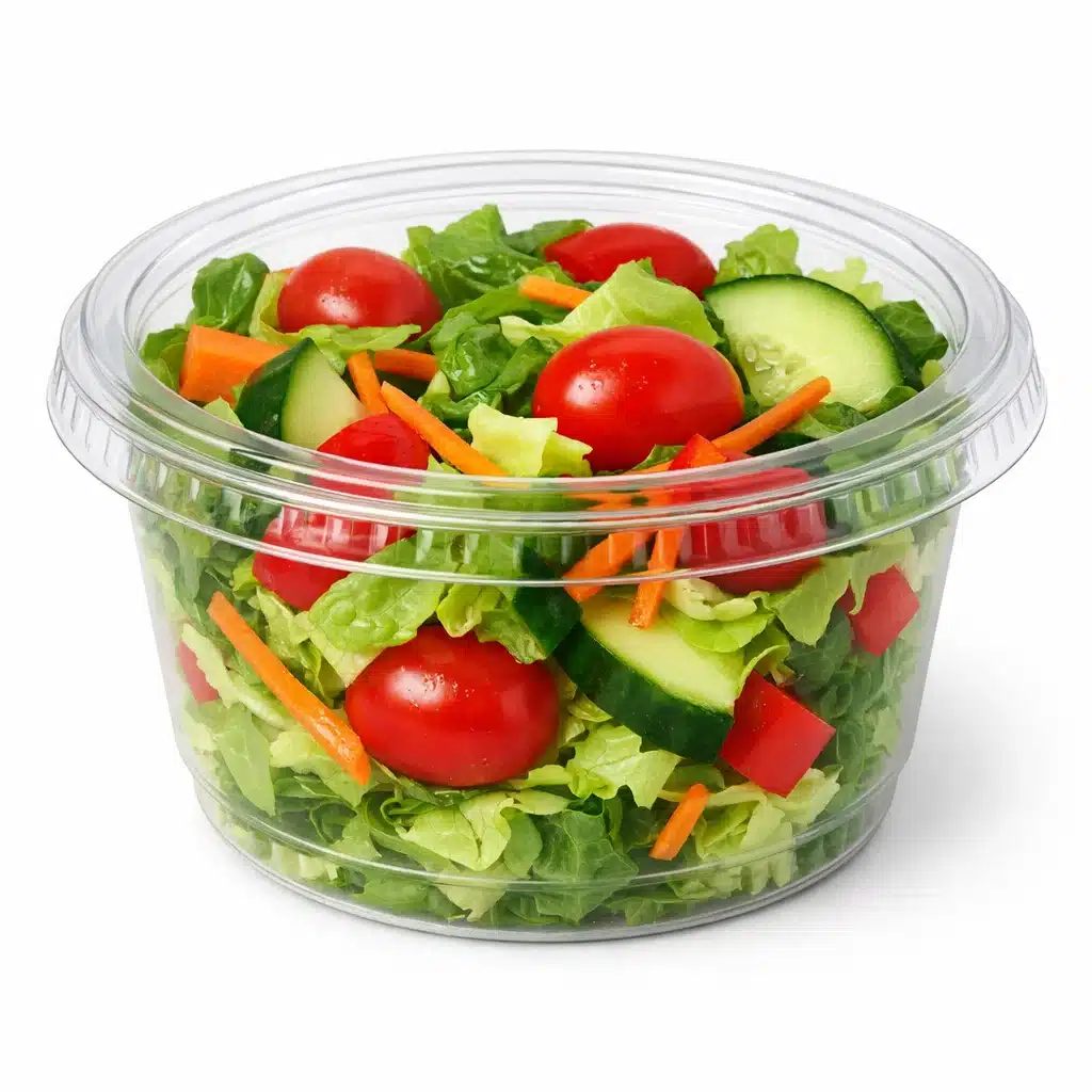 Fresh Cookout Garden Salad in clear bowl